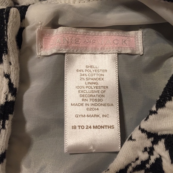 JANIE & JACK Big City Chic Rose Floral Dress Black - Picture 7 of 7